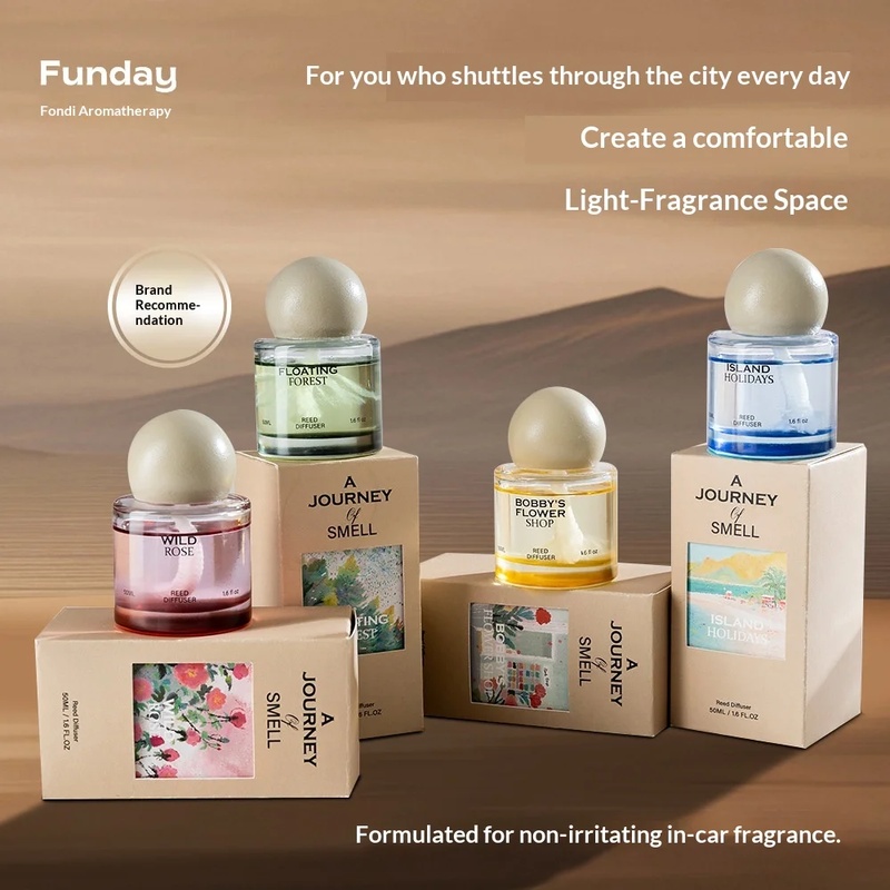 Lighting - น้ำหอมปรับอากาศในรถยนต์และตกแต่งบ้าน กลิ่นหอมอ่อนโยน ติดทนนาน กำจัดกลิ่นไม่พึงประสงค์ ด้วยดินไดอะตอม รักษ์โลก