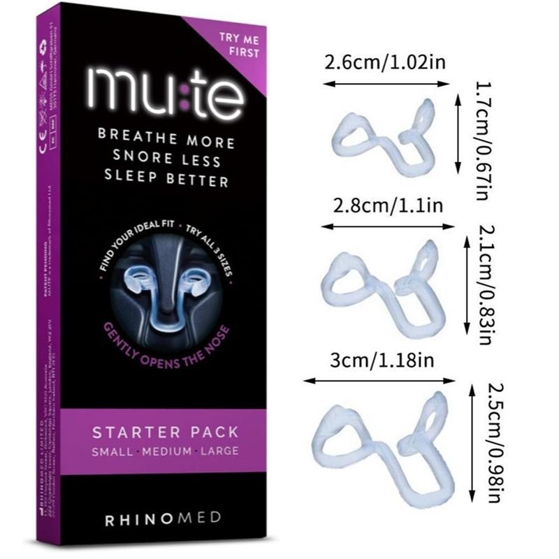Anti Snore Contour Pillow - คลิปหนีบจมูกซิลิโคนป้องกันการกรน 3 ขนาด ยืดหยุ่น ช่วยขยายช่องจมูก เพื่อการนอนหลับที่ดีขึ้น
