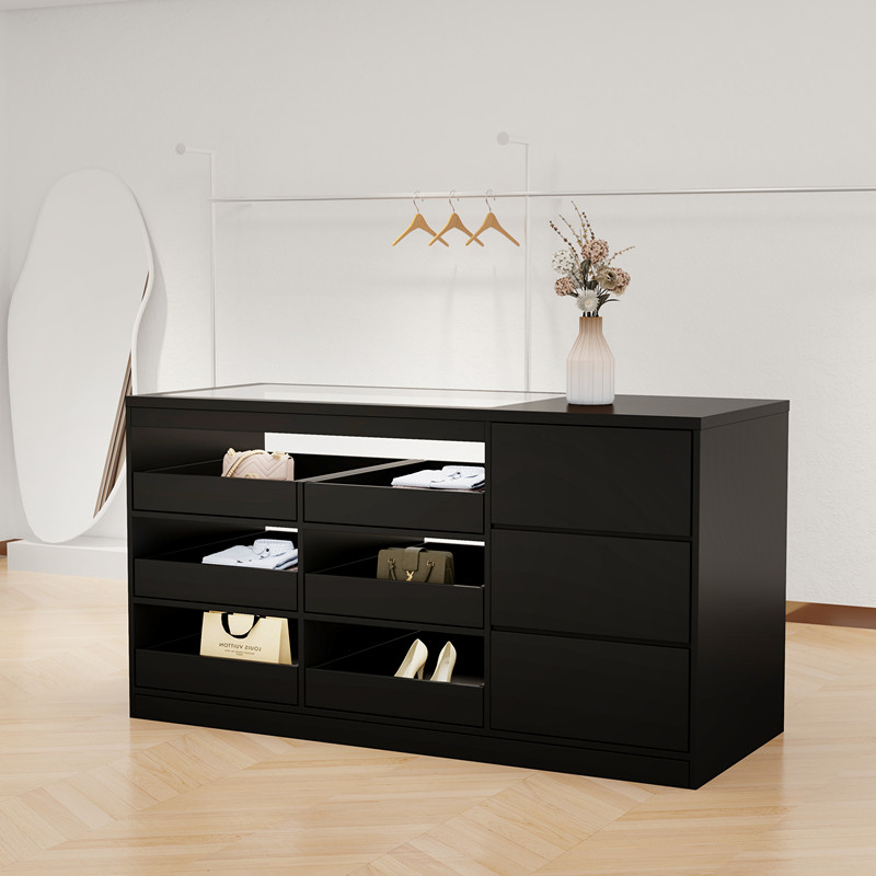 ตู้โชว์แบบเกาะสำหรับร้านเสื้อผ - Storage & Organization บทวิจารณ์และราคา