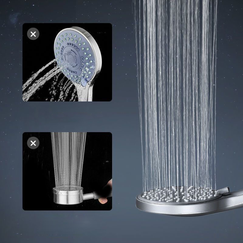 หัวฝักบัวสีดำ 5 โหมด ปรับแรงดั - High Pressure Shower Head Handheld บทวิจารณ์และราคา