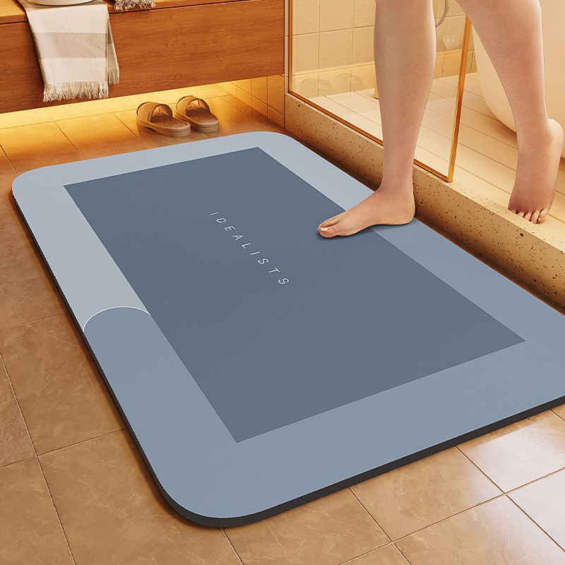 แผ่นรองเท้าในห้องน้ำกันลื่น แห - Quick Dry Diatomite Bath Mat บทวิจารณ์และราคา