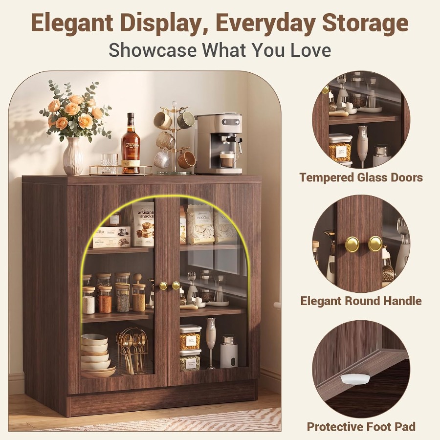 ตู้บุฟเฟต์ขนาด 31.5 นิ้ว สำหรั - Storage & Organization บทวิจารณ์และราคา