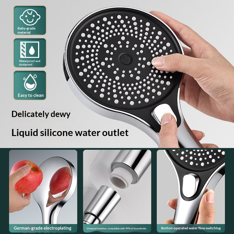 หัวฝักบัวมือถือแรงดันสูง 3 โหม - High Pressure Shower Head Handheld บทวิจารณ์และราคา