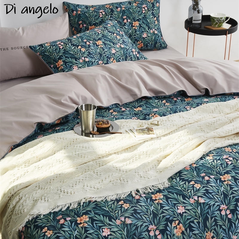 ชุดเครื่องนอนผ้าฝ้ายอียิปต์ 60 - Aesthetic Floral Duvet Cover บทวิจารณ์และราคา