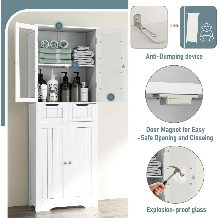 ตู้เก็บของในห้องน้ำสูง 67 นิ้ว - Storage & Organization บทวิจารณ์และราคา