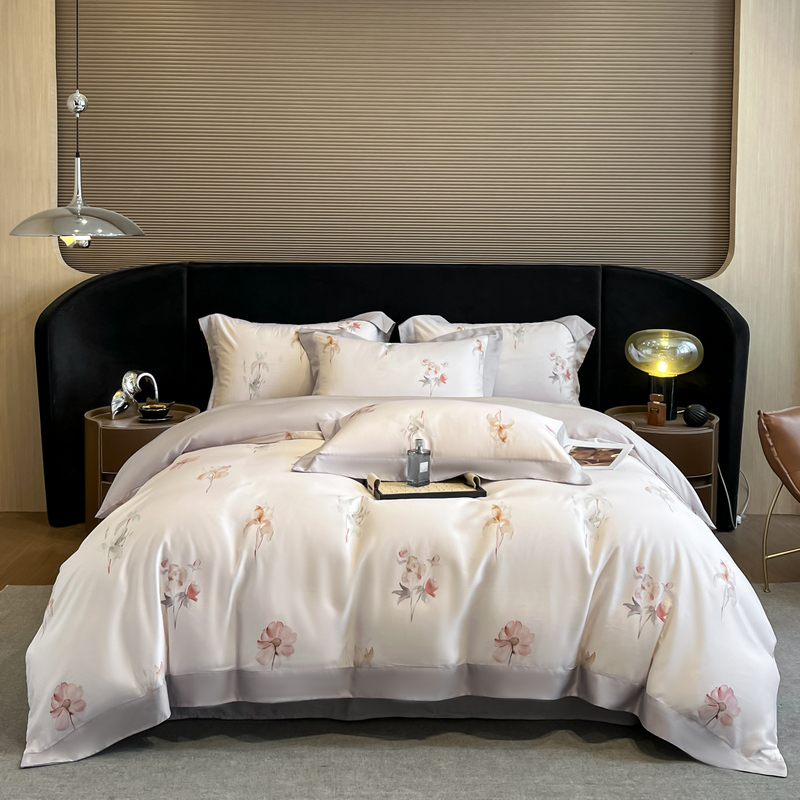 ชุดเครื่องนอนลายดอกไม้ ผ้าลีโอ - Aesthetic Floral Duvet Cover บทวิจารณ์และราคา