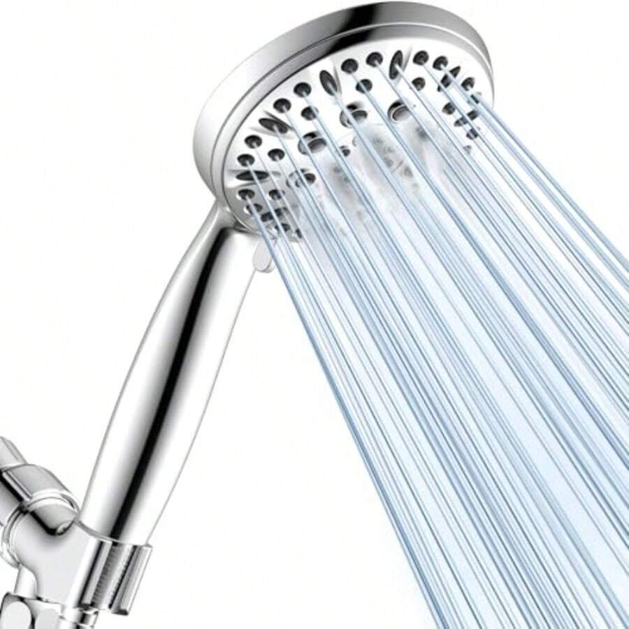 หัวฝักบัวอาบน้ำแบบมือถือ ปรับไ - High Pressure Shower Head Handheld บทวิจารณ์และราคา